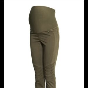 Isabel Maternity Olive Jeggings